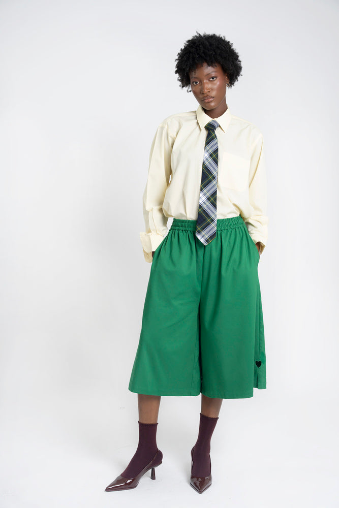 Emerald Green Shorts - Never Forget To Love Yourself