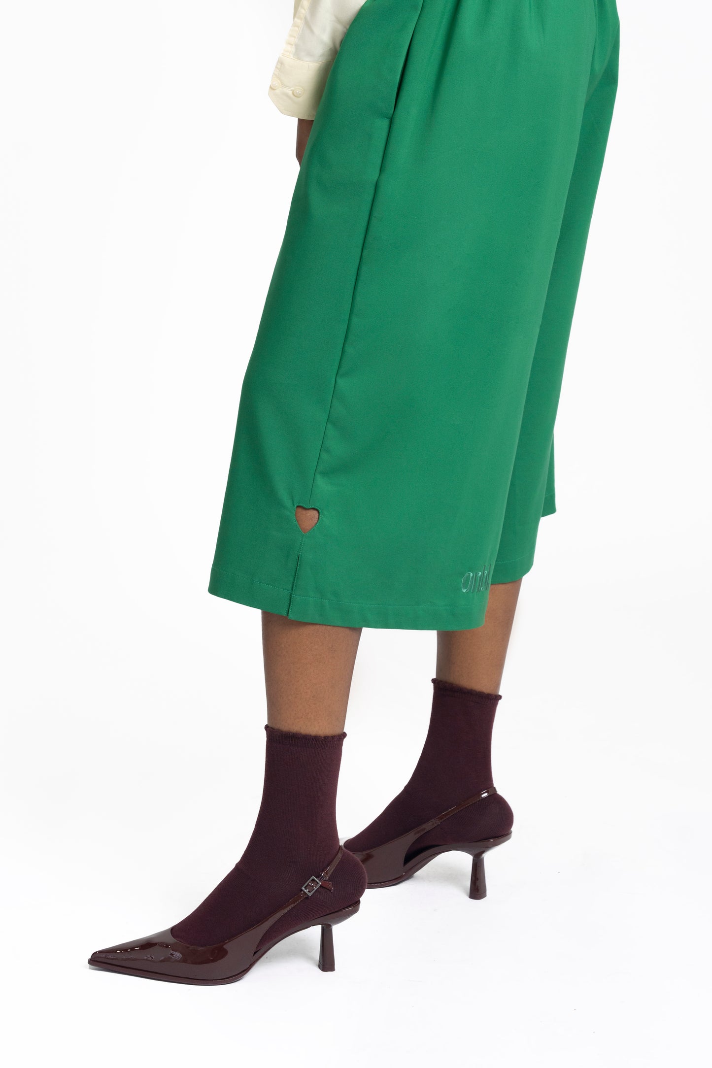 Emerald Green Shorts - Never Forget To Love Yourself
